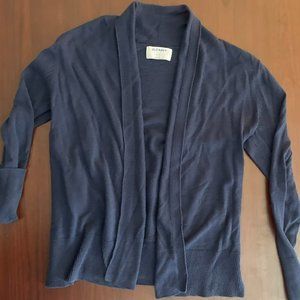 Old Navy Women's Open Front Cardigan, Navy Blue, Medium